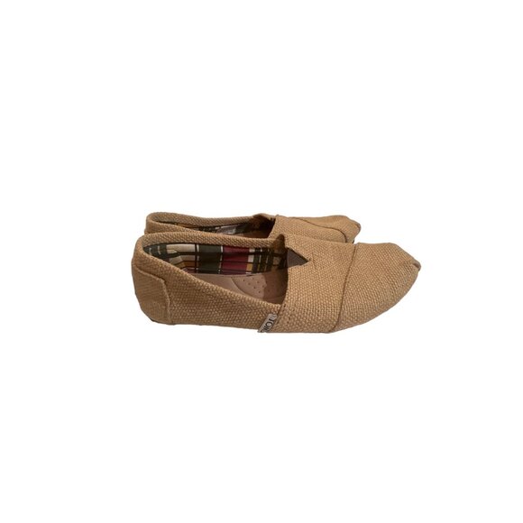 Toms Alpargata Comfortable Versatile Burlap Neutral Women's Size 7 - Picture 3 of 6